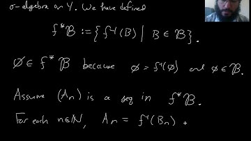 118C L16P2 Pulling Back and Pushing Forward Sigma Algebras, Proof of 1