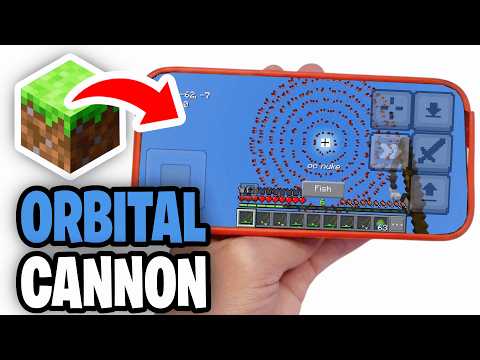 How To Make Orbital Strike Cannon In Minecraft Bedrock! - IOS, Android, Windows