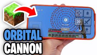 How To Make Orbital Strike Cannon In Minecraft Bedrock! - IOS, Android, Windows