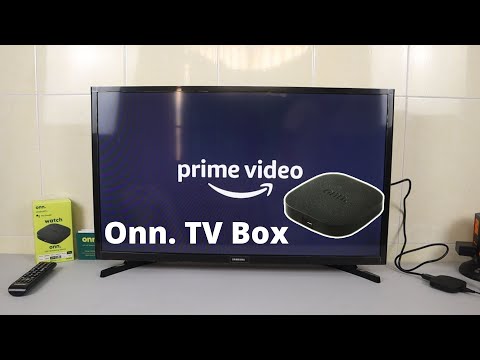 Login Prime Video in Onn Android TV Box