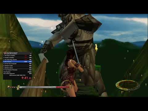 Xena Warrior Princess WOLRD RECORD SPEEDRUN 26 48 ANY PS1 Emulator 