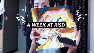 A WEEK PASSES // RISD Vlog • homework struggles, weekend shopping, etc