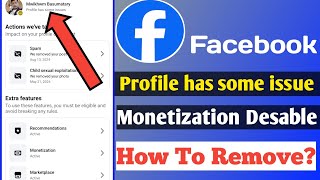 Facebook Big Problem Profile Has Some Issue How To Remove Profile Has Some Issue Problem