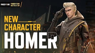 New character Sense Shockwave Homer || vs gaming  || Garena Free Fire