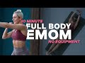 30 min full body cardio emom style  hiit  core  no equipment  functional workout