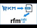How to export EKM Shop orders to a CSV file and what fields are in an EKM Shop order CSV file