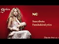 07 Shakira - No (feat. Gustavo Cerati) [Lyrics]