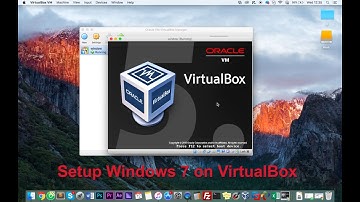 How to install Windows 7 on macbook by VirtualBox - Mac OS X