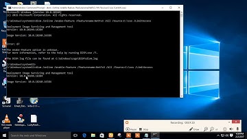 Net Framework 3.5 Fix offline with command prompt in just 1:50 min - For all windows 8,8.1,10