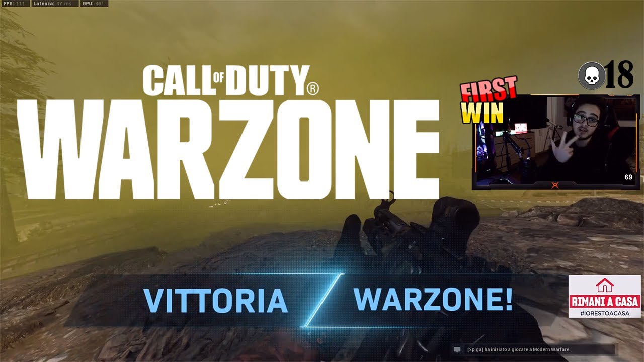 LA MIA PRIMA VITTORIA IN WARZONE | 18 SQUAD KILLS | WARZONE, MODERN ...
