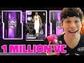 ULTIMATE 1 MILLION VC PACK OPENING LIVE - NBA 2K19