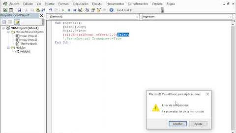 EXCEL: Macro alimentador de Base de Datos