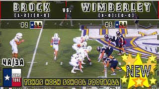 #2 Brock vs #5 Wimberley Football | [FULL GAME] by Texas Tone - Football 4,617 views 7 months ago 19 minutes