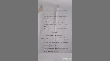 (Msc mathematics  2nd sem paper 2022 ) differential equations