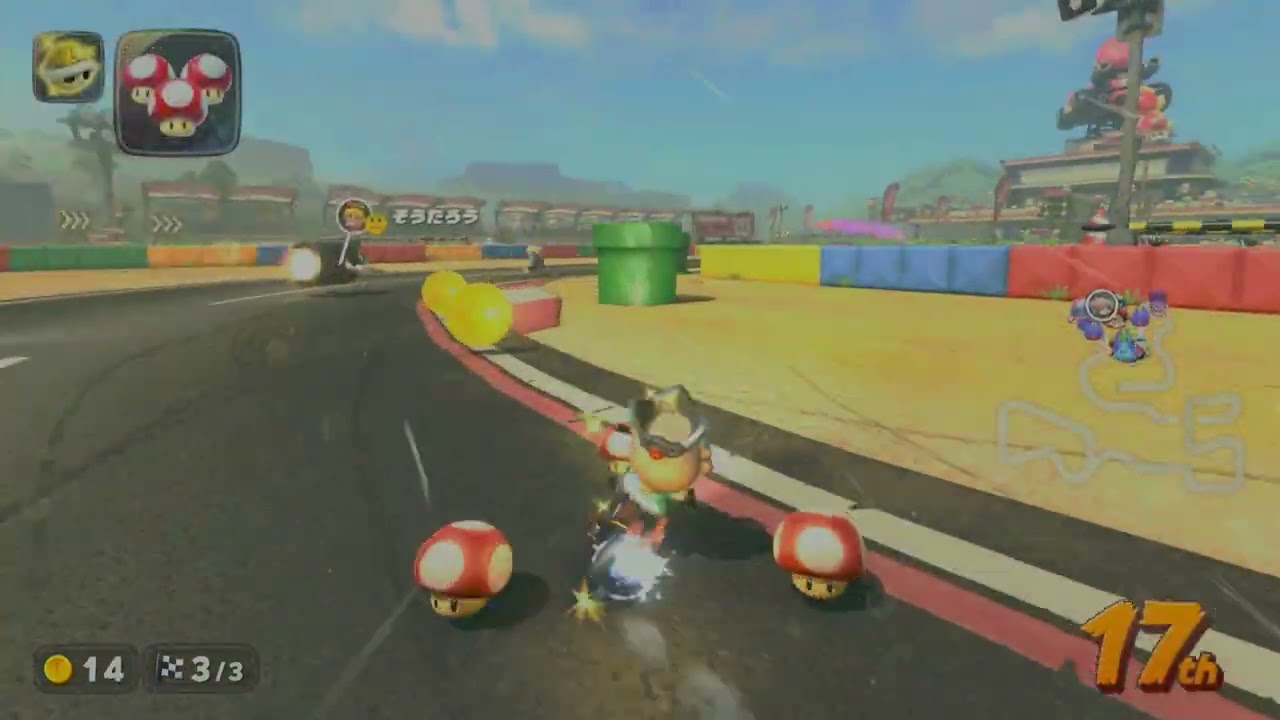 【マリオカートワールド】このゲームの赤って全部俺に飛んでくるんですか？#gameplay #gaming #games #マリオカート #ゲーム実況 