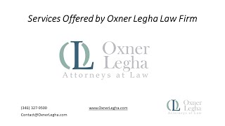 Law Firm Services Offered Law Firm - Oxner Legha Law Firm