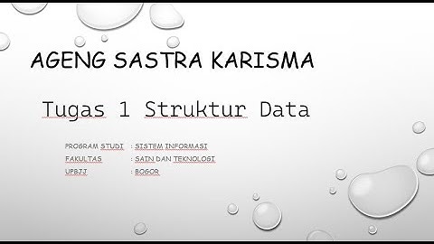 STRUKTUR DATA TUGAS 1 PRAKTIKUM UT - BAHASA PEMROGRAMAN JAVA