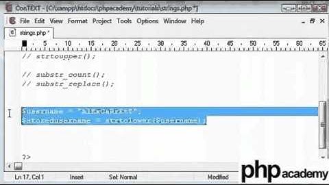 PHP String Functions Part 2   English
