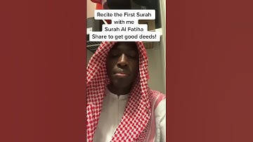 آموزش خواندن سوره فاتحه برای مبتدیان. #قرآنوابدولدول #قرآن #قرآن ویدئو