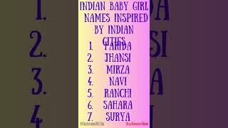 Indian Baby Girl Names Inspired by Indian Cities #shorts #babynames