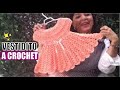 TEJE VESTIDO PARA NIÑA P2 - Crochet fácil y rápido - Lanas y Ovillos y Yo Tejo con Laura Cepeda