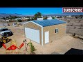 How to Build Your Own Garage! Pt. 2 Final Inspection on Metal Garage Build