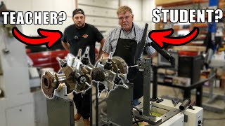 I Never Thought ID Be Teaching HIM… SBC Crankshaft Balancing!