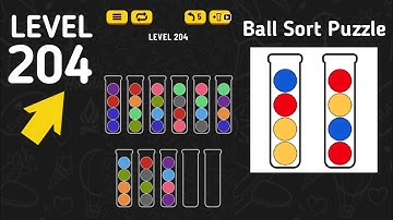 Ball Sort Puzzle Level 204