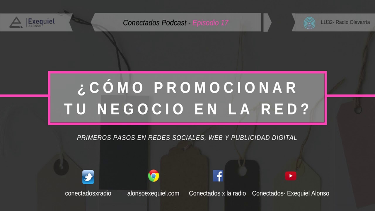 17- Conectados Podcast - ¿Cómo promocionar tu negocio en Internet ...