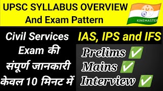 UPSC Exam Pattern & Syllabus | UPSC CSE in Hindi | IAS, IPS कैसे बने।MK Eduquest