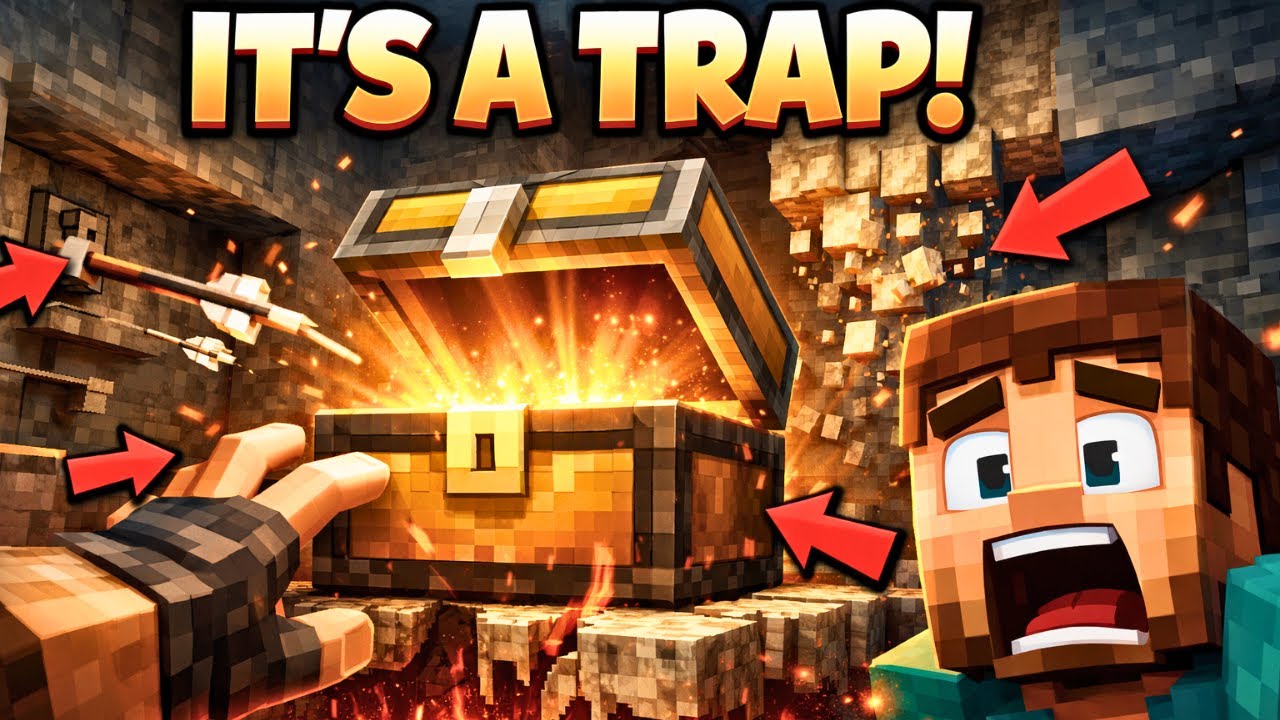 MC Minecraft: Treasure Hunt Showdown Challenge!?