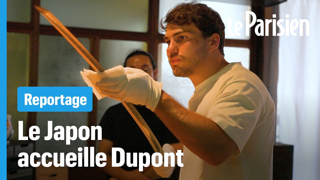 Dans les bagages d'Antoine Dupont au Japon