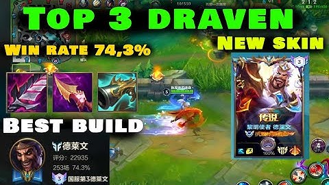 Top 3 Draven Tốc chiến | lên Nanh Nashor ăn mạng gấp đôi thời gian ở Rank TỐI CAO - Draven Thần Sứ