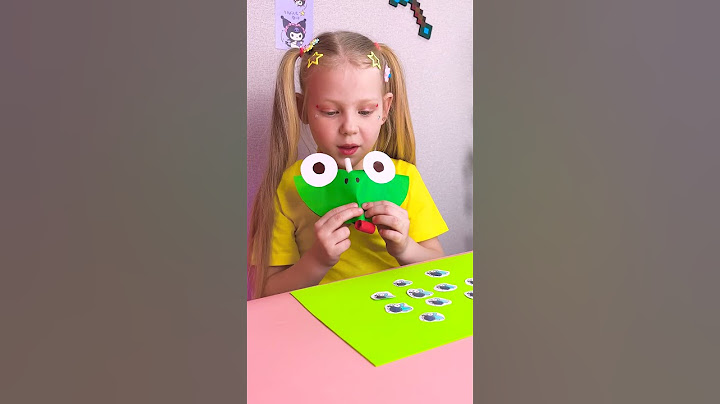 🐸😍A Paper Frog Catches Flies! An Interesting DIY Game