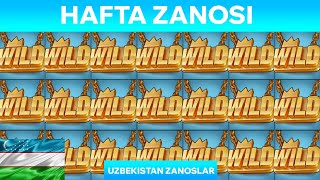 TOP 10 HAFTA ZANOSI. MAXWINLAR HAFTASI BO'LDI 374-SON. Заносы недели (Uzbekistan) #azartnik #zanosi