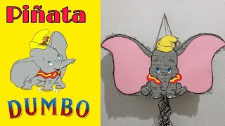 Piñata DUMBO 💛🐘💛 Cómo hacer una PIÑATA de Dumbo