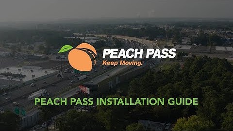 Peach Pass Transponder Installation Guide