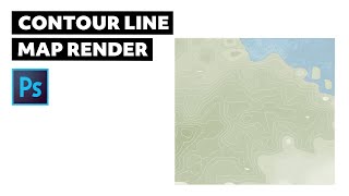 Contour Line Map Rendering in Photoshop | Architecture Software Tutorials