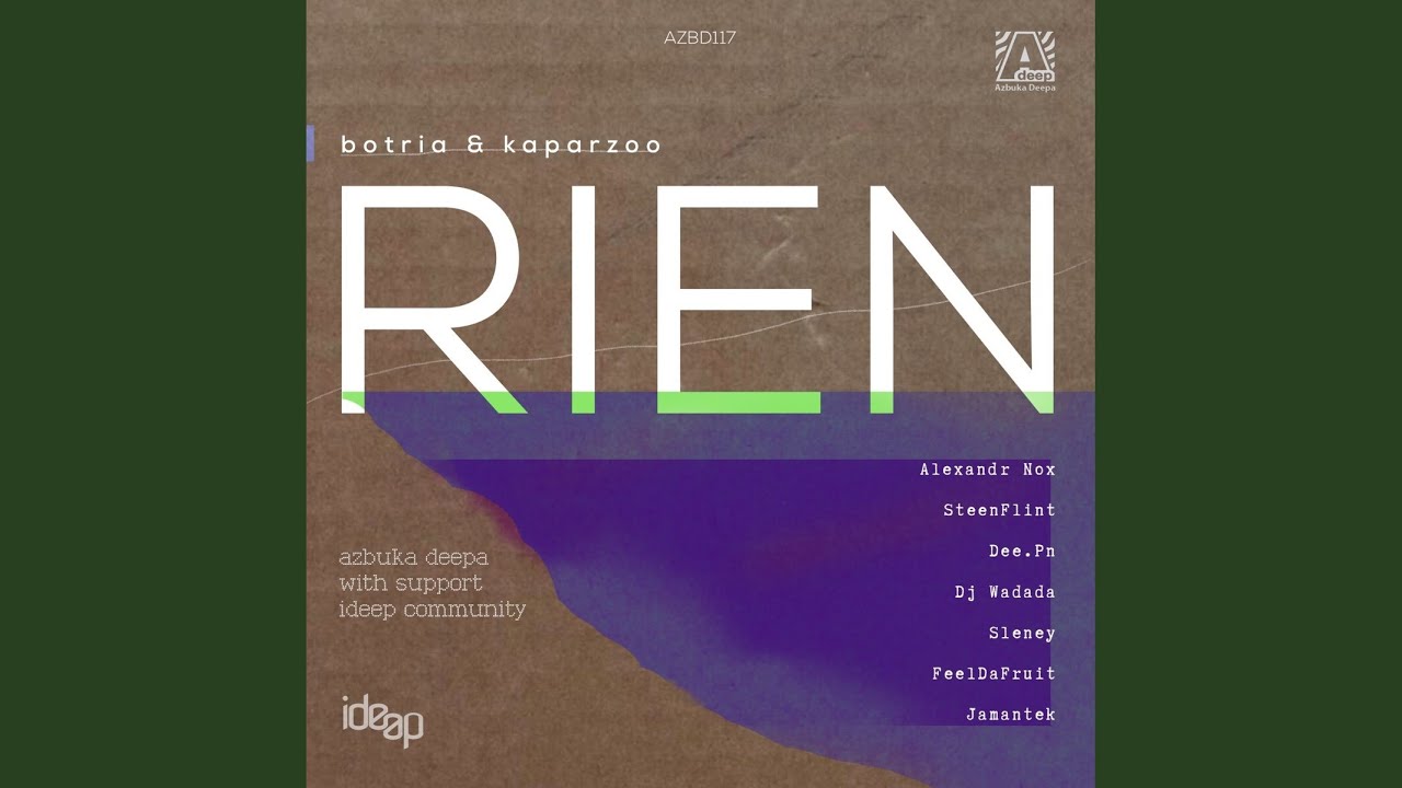 Watch Rien (Original Mix) on YouTube Watch Rien (Original Mix) on YouTube