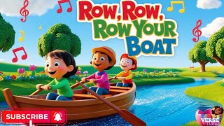 Row Row Row Your Boat Nursery Rhymes Kids Songs Kids Poems Cartoons