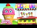 Ice Cream man and Types of Ice Cream | BillionSurpriseToys - Nursery Rhymes & Kids Songs