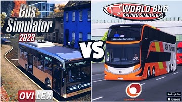 Bus Simulator 2023 vs World Bus Driving Simulator (COMPARISON VIDEO) #androidgames