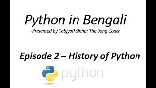 History of Python programming