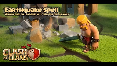 Clash of Clans - DARK ELIXIR SPELL|EARTHQUAKE SPELL! - New Sneak Peek