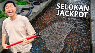 SEROK IKAN DI SELOKAN JACKPOT! BANYAK HEWAN ANEH YANG MUNCUL DISINI!