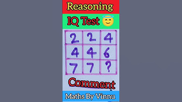 Reasoning questions | Find missing number | Iq test questions | #shorts #maths