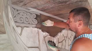 Резьба ручная по арт бетону | Hand carving for art concrete