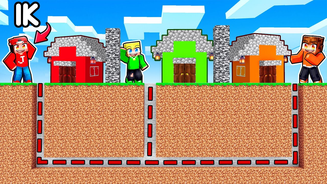 Valsspelen Met Geheime Tunnel In Een Bouw Wedstrijd! (Minecraft)