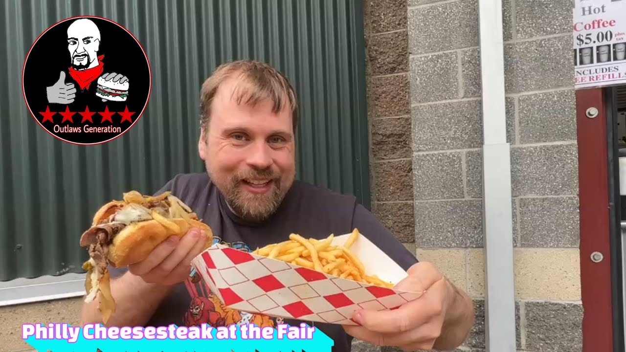 Philly Cheesesteak from Summercon from the Puyallup Fairgrounds YouTube