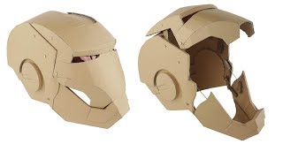 How To Make IronMan Transformers Mask  Hydraulic Cardboard